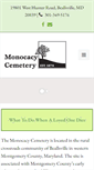 Mobile Screenshot of monocacycemetery.com